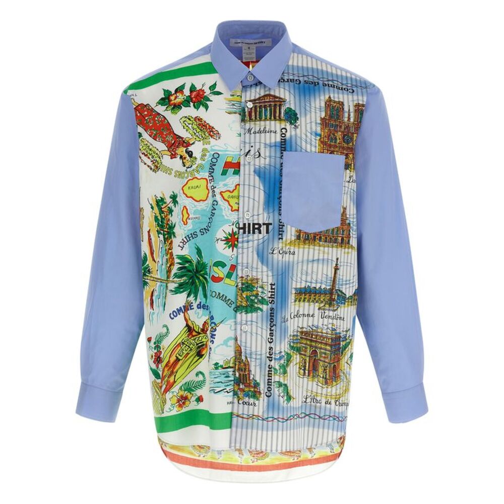 Comme Des Garçons Multicolor Cotton Men's Blouse